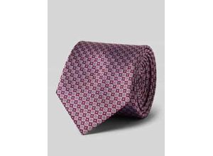 4028386800232 - Seidenkrawatte mit Statement-Patch (7cm)