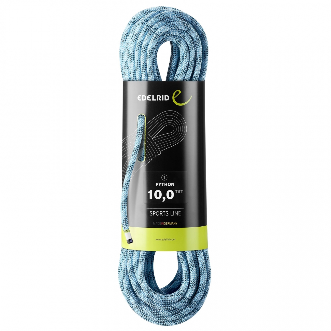 4028545060217 - Dynamisches Kletterseil Python 10mm 80m blau EN 892 UIAA