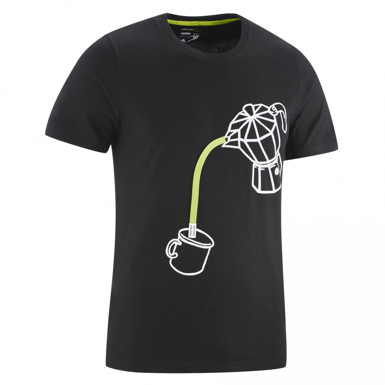 4028545126043 - EDELRID Herren Kletter T-Shirt Me Rope II Bio-Baumwolle Seil-Grafik Coffee Pot 4028545126043 - EDELRID Herren Kletter T-Shirt Me Rope II Bio-Baumwolle Seil-Grafik Coffee Pot