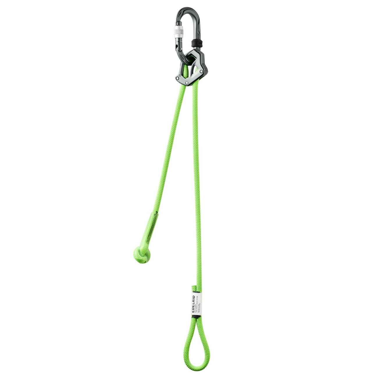 4028545138244 - Switch Adjust Verstellbares dynamisches Selbstsicherungsseil 120 cm Neongrün