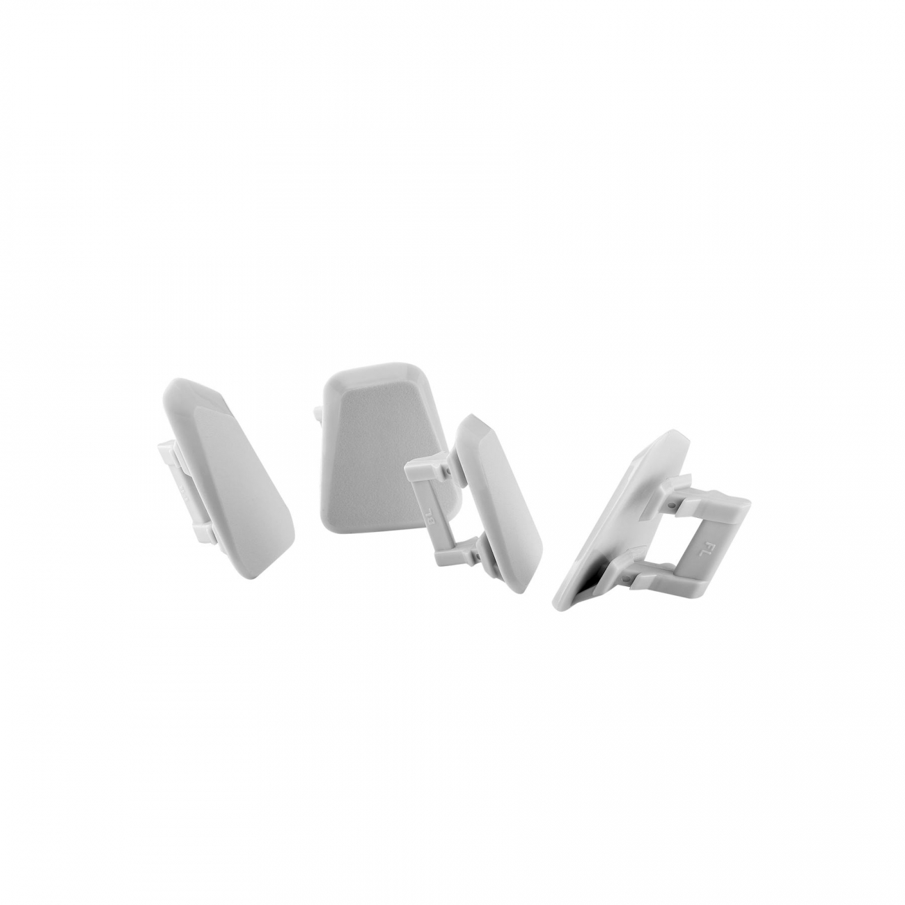 4028545157498 - Ersatzclip Set für Shield Helm Stirnlampe Sport Arbeit Grau