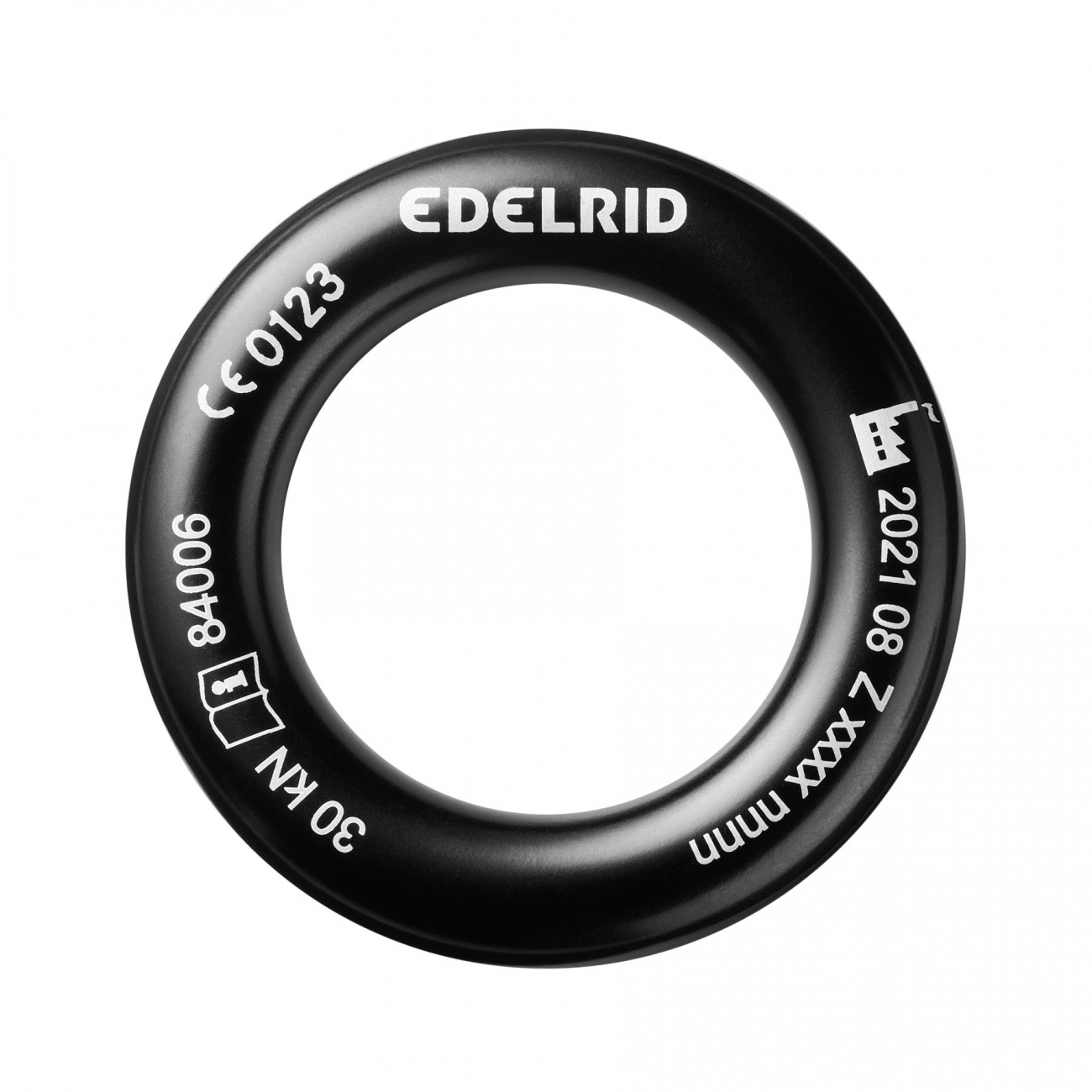 4028545160092 - Leichter Aluminium Ring 40mm Baumpflege Anker Sicherheit 30kN CE