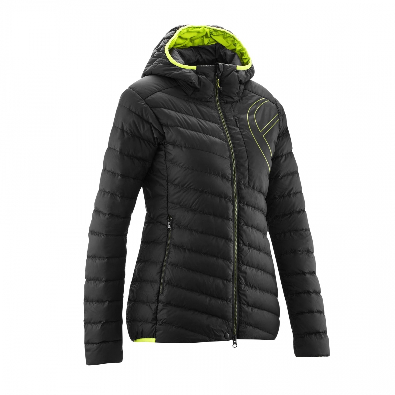 4028545162201 - Damen Isolationsjacke WO Eldo recycelte Daunen Outdoor winddicht Obsidian XS