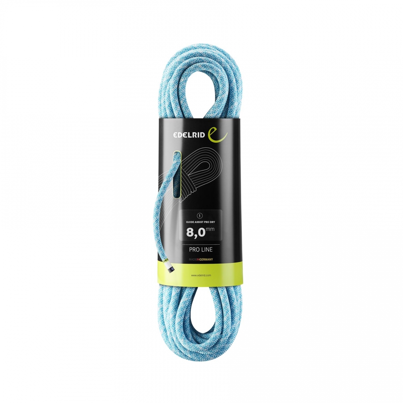 4028545174365 - Dynamische Reepschnur Guide Assist Pro Dry 8mm 40M Icemint Gletscheralpinismus 4028545174365 - Dynamische Reepschnur Guide Assist Pro Dry 8mm 40M Icemint Gletscheralpinismus