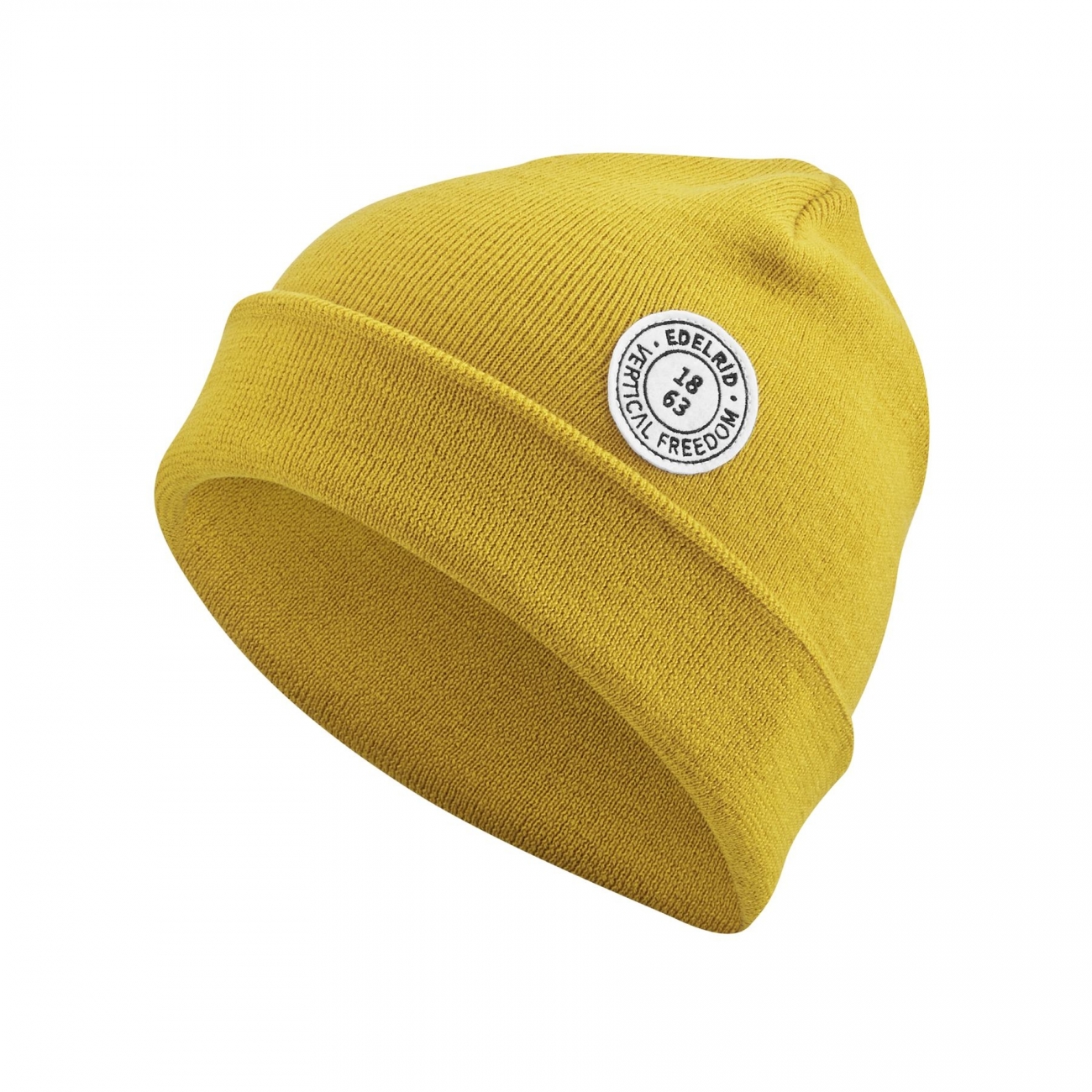 4028545184036 - EDELRID Ambrosia Sportlicher Warmer Merino Beanie Currygelb
