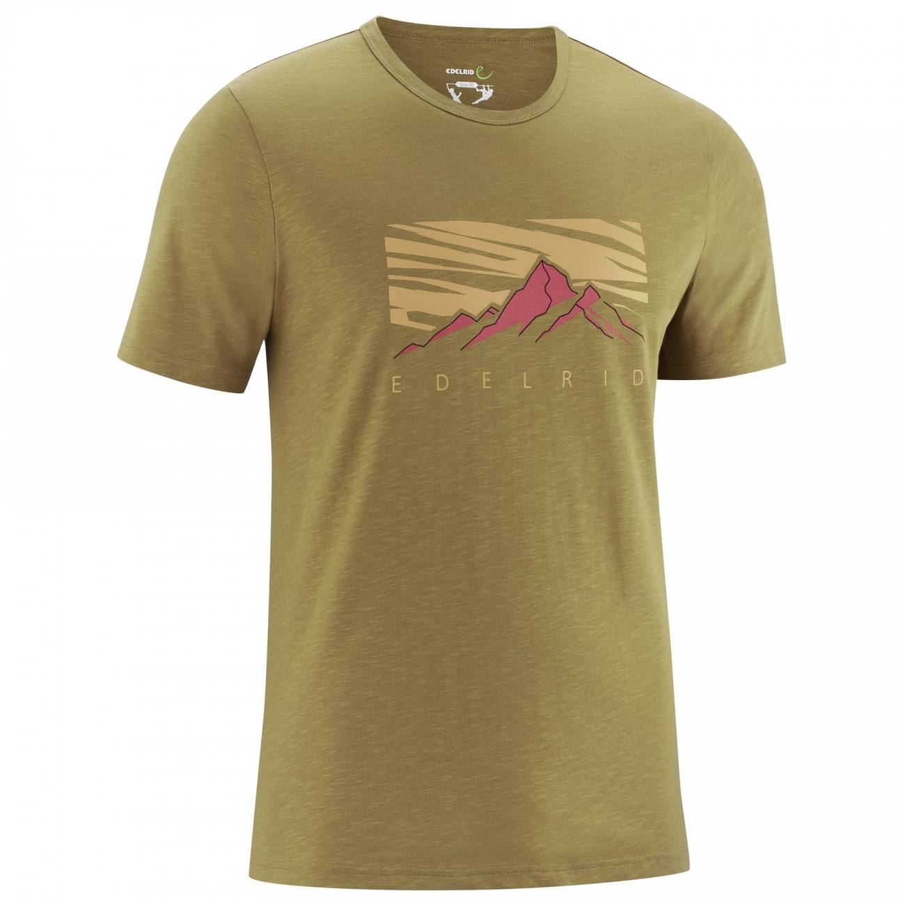 4028545185699 - Herren Sport T-Shirt Me Highball IV Bio-Baumwolle Grafikdruck Desert XL