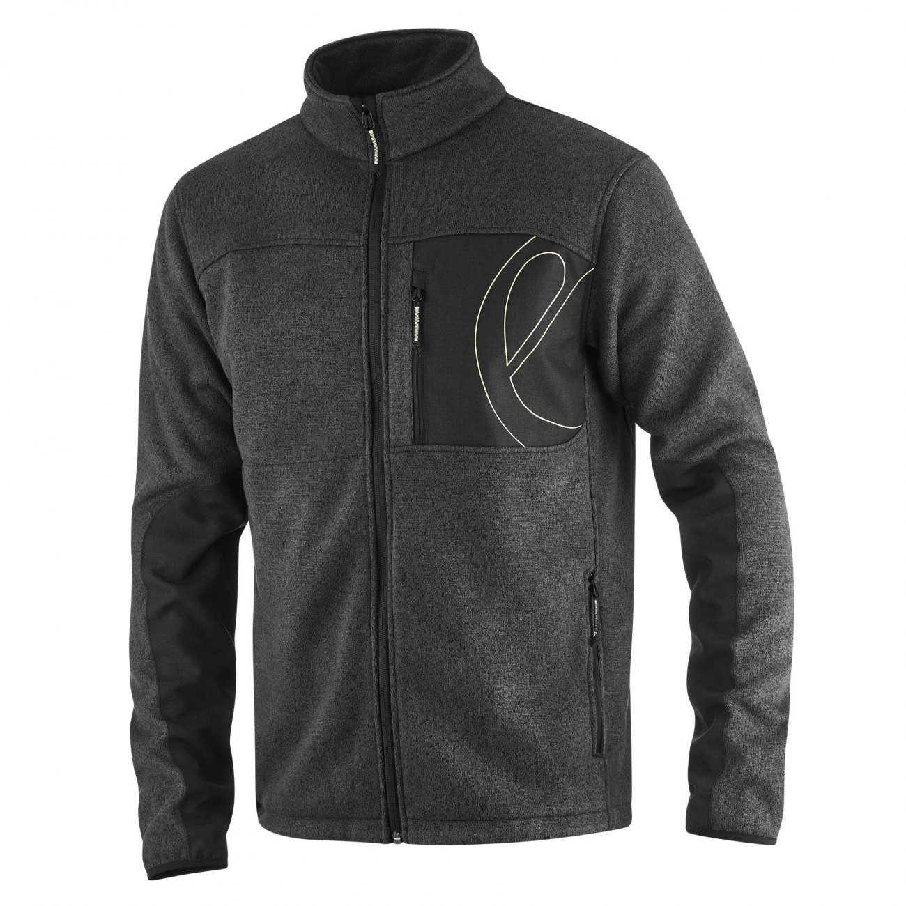 4028545188553 - Mylodon Warme Verstärkte Fleecejacke Baumarbeit Sicherheit Polyester Obsidian M