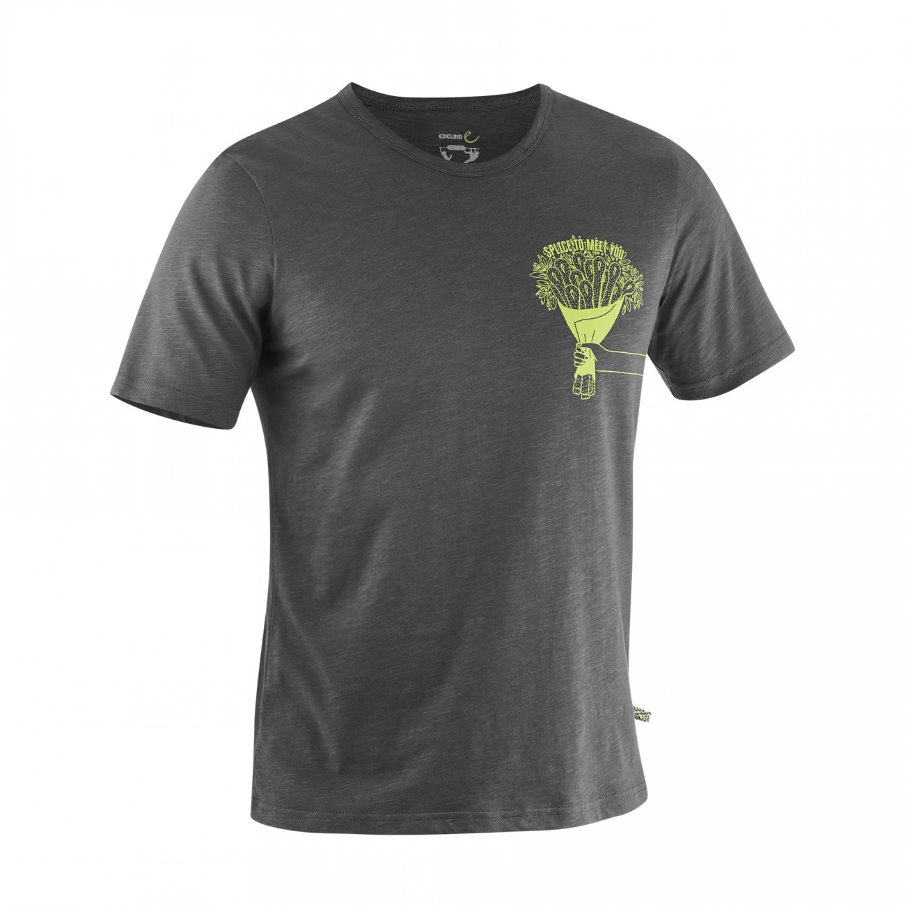 4028545188881 - T-Shirt ME Splice T Bio-Baumwolle Lässig Sportlich Obsidian S