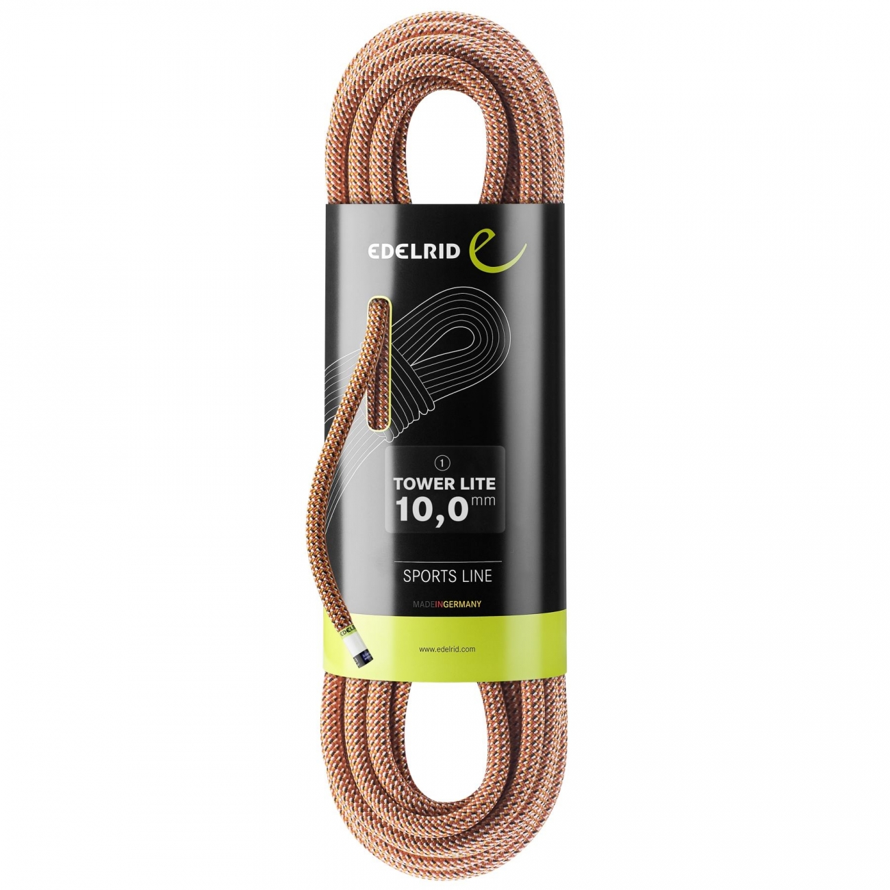4028545191867 - Tower Lite 100mm Dynamikseil 100m Indoor Klettern Robust Rot Sahara