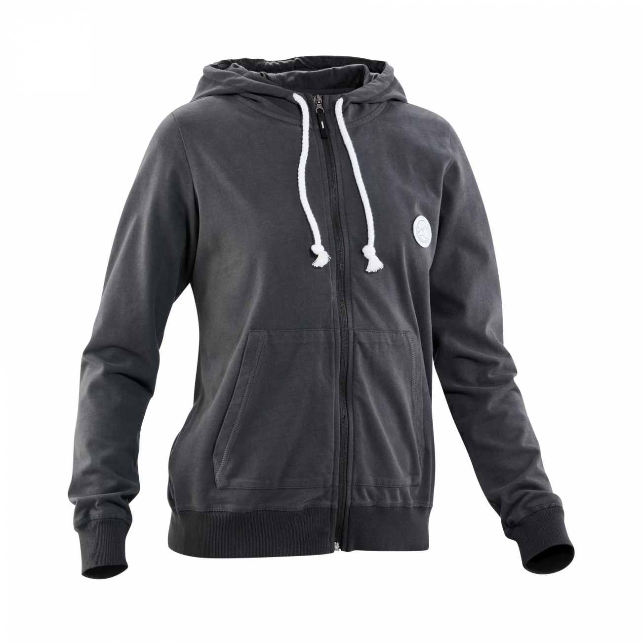 4028545199610 - Wo Bege Zip Hoody aus Baumwolle Farbe Obsidian Größe S