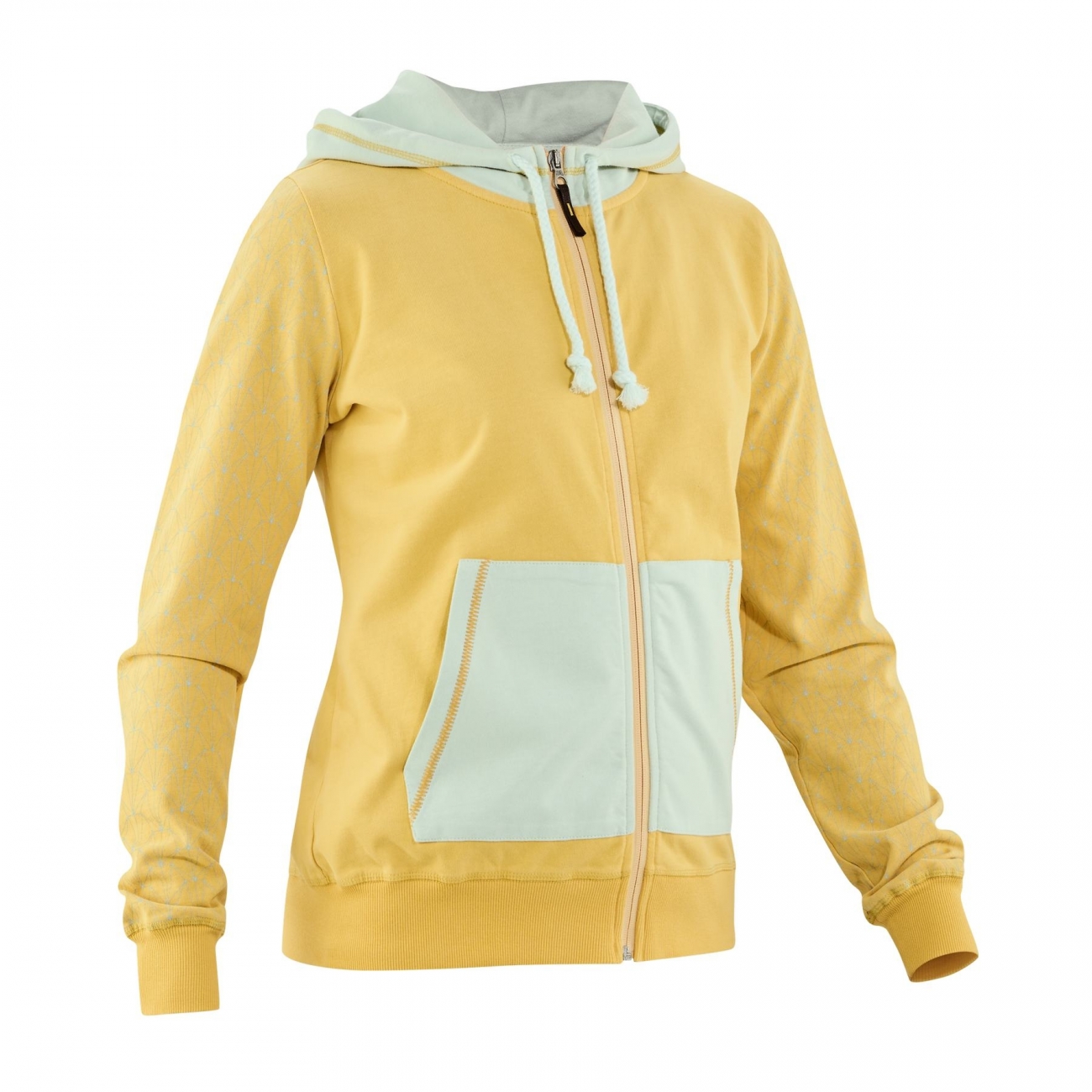 4028545199665 - Wo Bege Zip Hoody Sportlicher Kapuzenpullover Baumwolle Kängurutaschen Plantain XS 4028545199665 - Wo Bege Zip Hoody Sportlicher Kapuzenpullover Baumwolle Kängurutaschen Plantain XS
