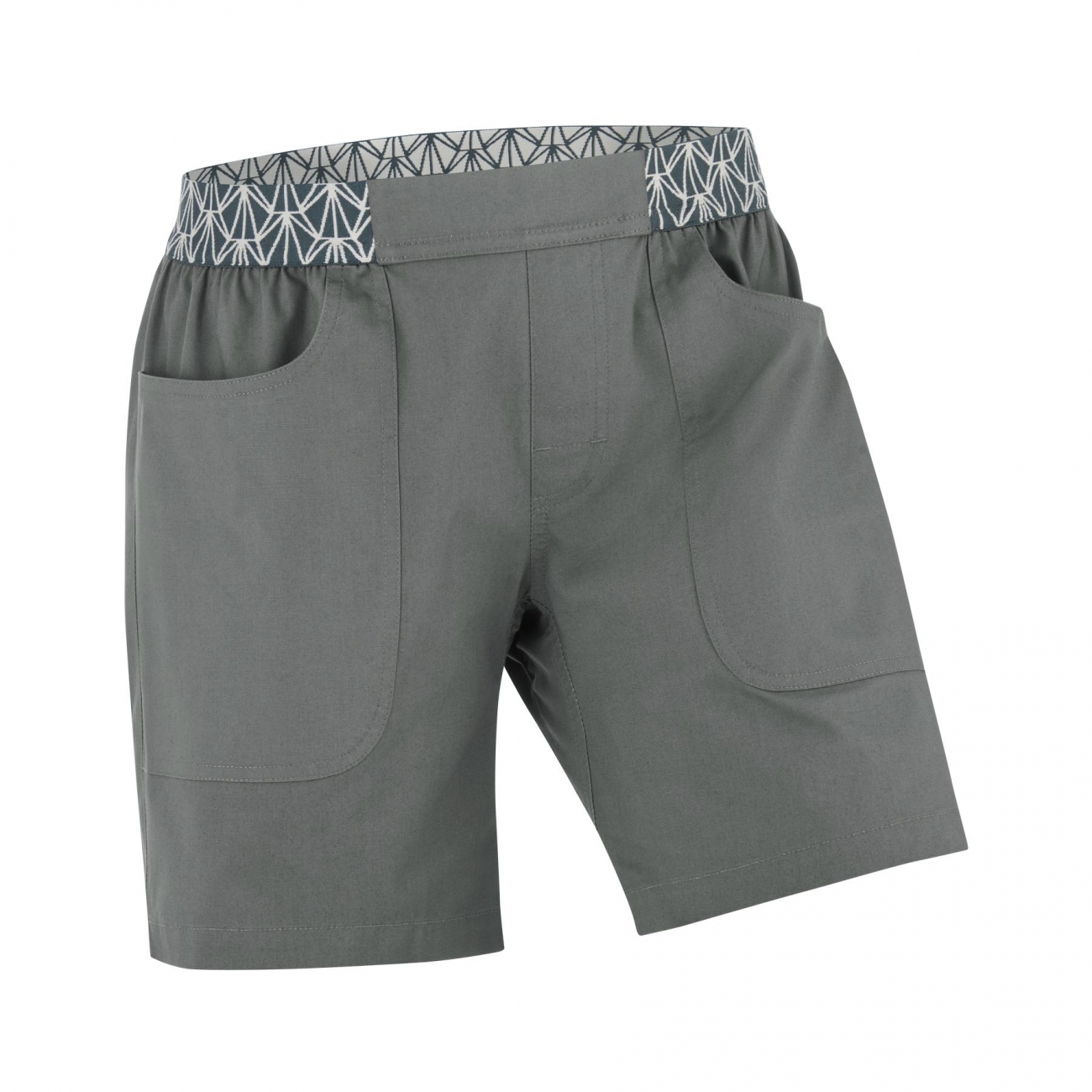 4028545202341 - Wo Nona Shorts Klettershorts Bequem Bio-Baumwolle Anthrazit Gr L