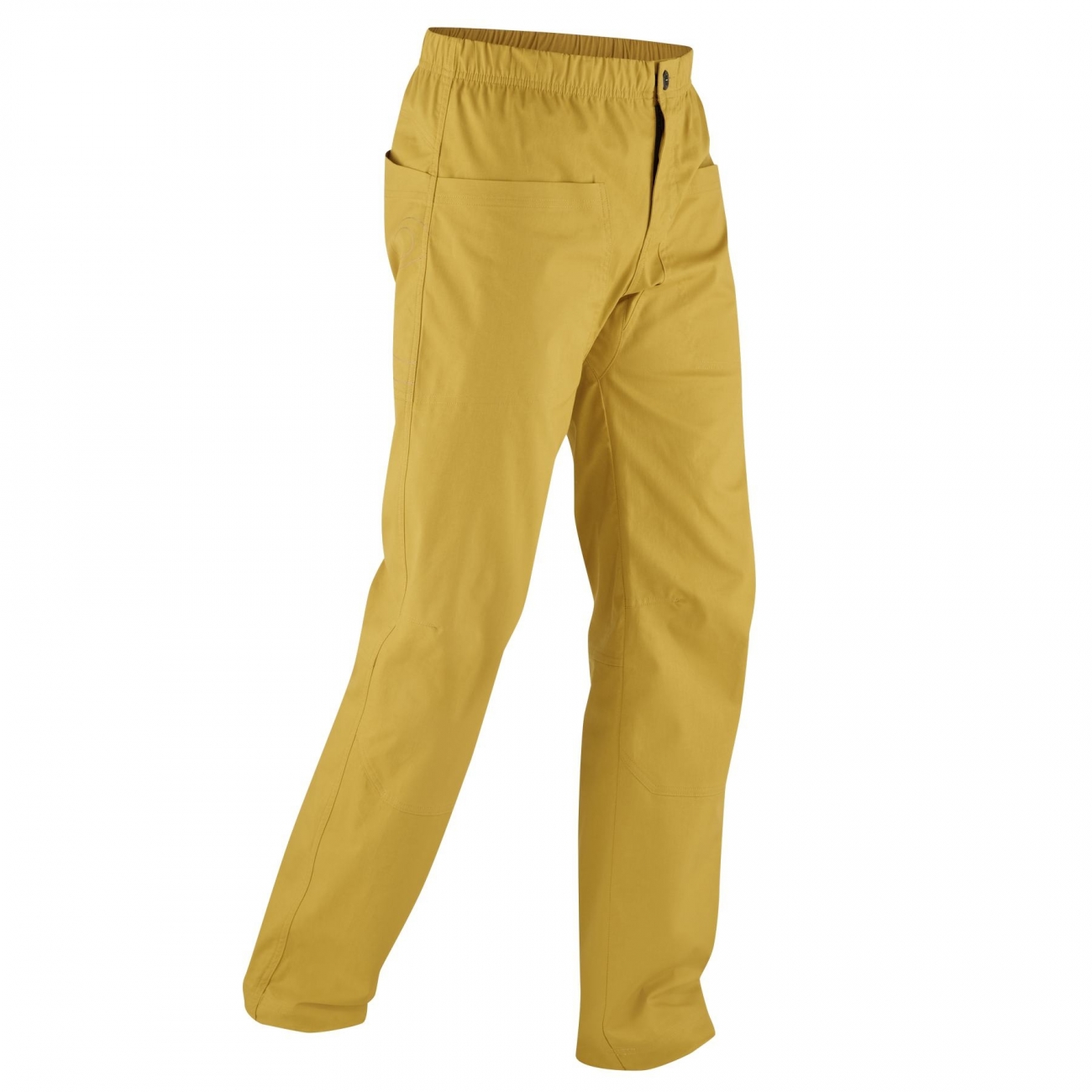 4028545203096 - Me Dome Pants Bequeme Kletterhose Bio-Recycling-Baumwolle Currygelb XS
