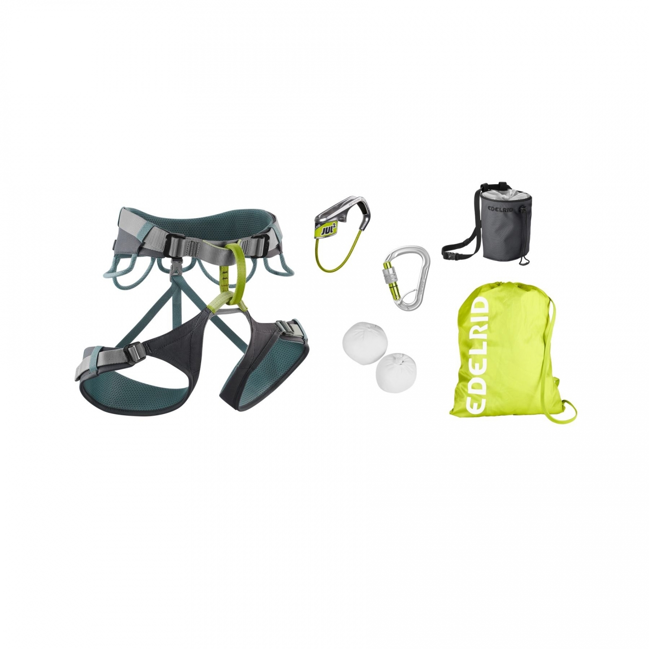 4028545210230 - EDELRID Kletterset GRAB’n’GO Package II S-M Komplett für Anfänger farblich sortiert 4028545210230 - EDELRID Kletterset GRAB’n’GO Package II S-M Komplett für Anfänger farblich sortiert