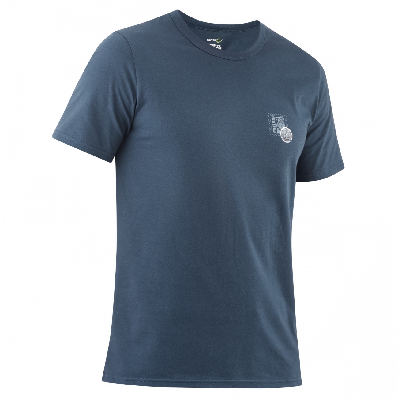 4028545211732 - T-Shirt ME STAMP T Stempelprint Bio-Baumwolle Blueberry XL