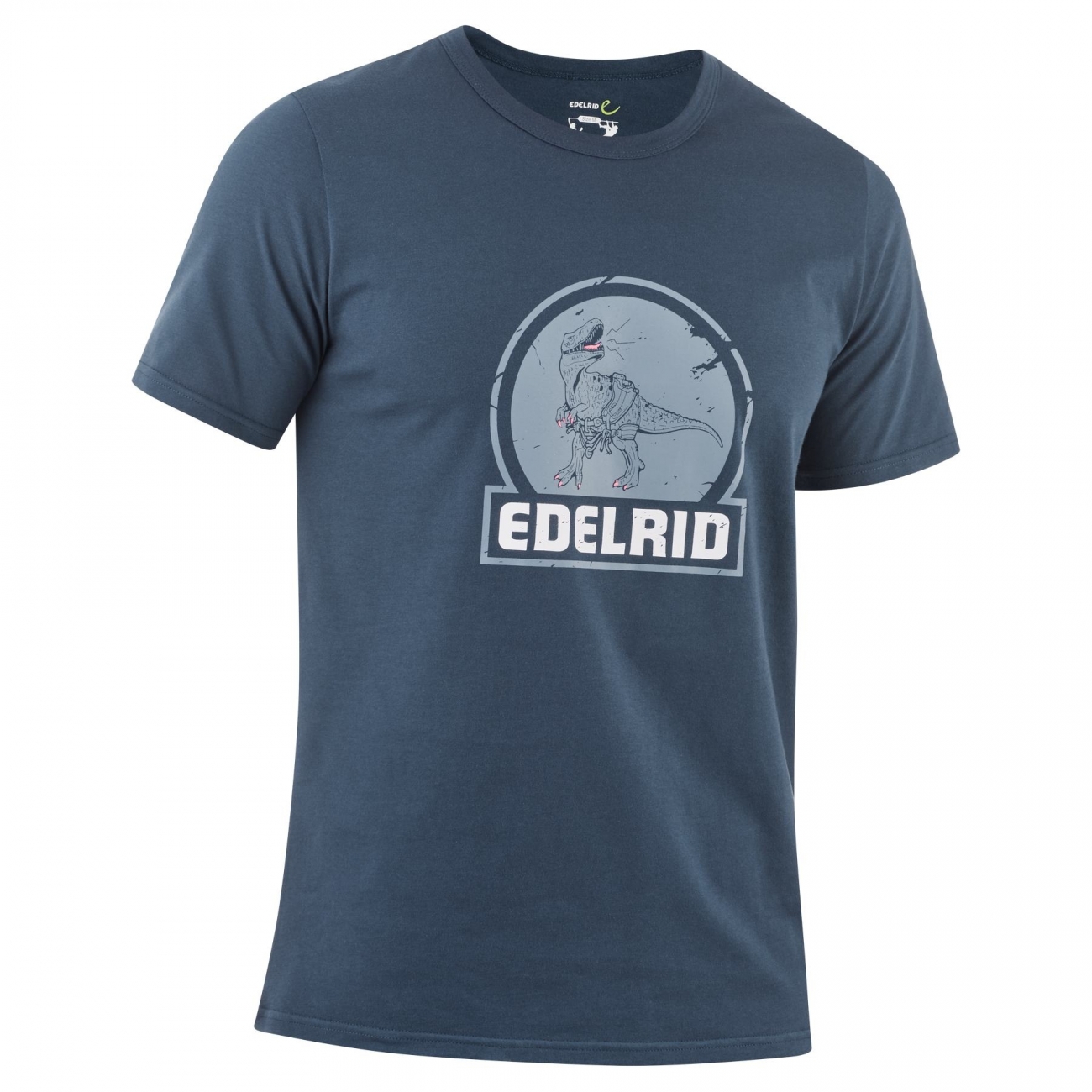 4028545211909 - T-Shirt ME TreeRex T Bio-Baumwolle TreeRex Print Heidelbeerblau Größe L