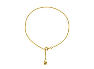 4028576063812 - Fußkette FIRETTI Schmuck Geschenk Gold 333 Körperschmuck mit Zirkonia Panzerkette Fußkettchen Gr Gelbgold 333 weiß (gelbgoldfarben weiß weiß) Trachtenmode am Strand zu Kleid Sneakers Anlass Geburtstag Weihnachten