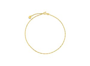 4028576354996 - Fußkette FIRETTI Schmuck Geschenk Gold 585 Kugel Singapur Fußkettchen Gr Gelbgold 585 gelb (gelbgoldfarben) Trachtenmode am Strand zu Kleid Sneakers Anlass Geburtstag Weihnachten