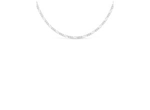 4028576659107 - Kette ohne Anhänger FIRETTI Schmuck Geschenk Silber 925 Halsschmuck Halskette Figarokette Halsketten Gr 50 Silber 925 (Sterlingsilber) Breite 34 mm silberfarben Damen Ketten ohne Anhänger Made in Germany