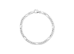 4028576667652 - Armband FIRETTI Schmuck Geschenk Silber 925 Armschmuck Armkette Figarokette Armbänder Gr 19 Silber 925 (Sterlingsilber) silberfarben Herren Hochzeitsmode Made in Germany