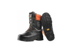 4028665532397 - Schnittschutzstiefel S3 schwarz Größe 39 Forstschuhe Lederstiefel - Woodsafe