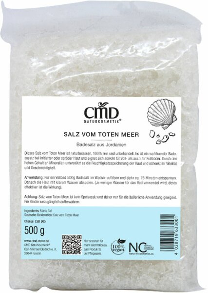 4028719633001 - Neutral Salz vom Toten Meer 500 g 4028719633001 - Neutral Salz vom Toten Meer 500 g