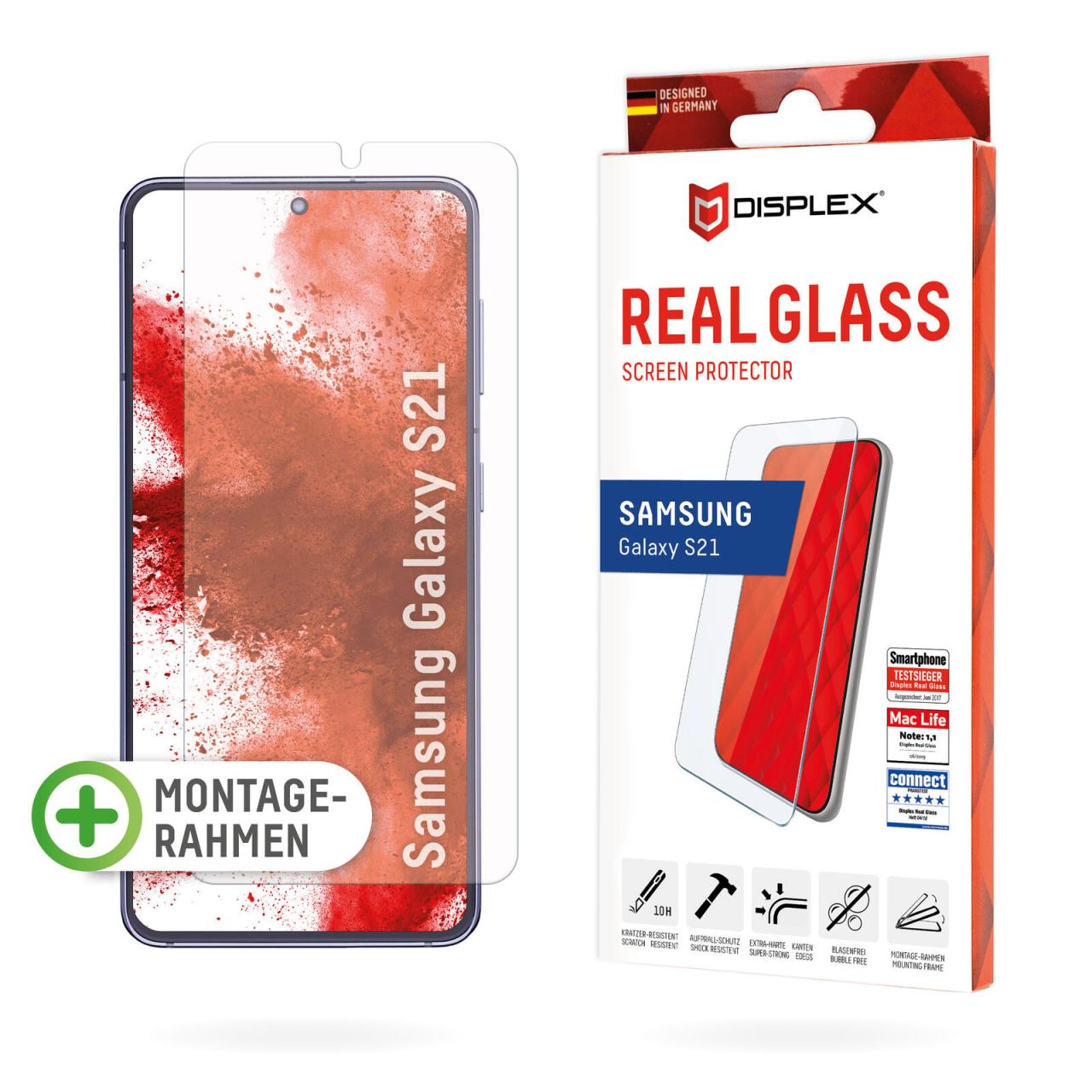 4028778112301 - DISPLEX Panzerglas Displayschutz für Samsung Galaxy S21 5G