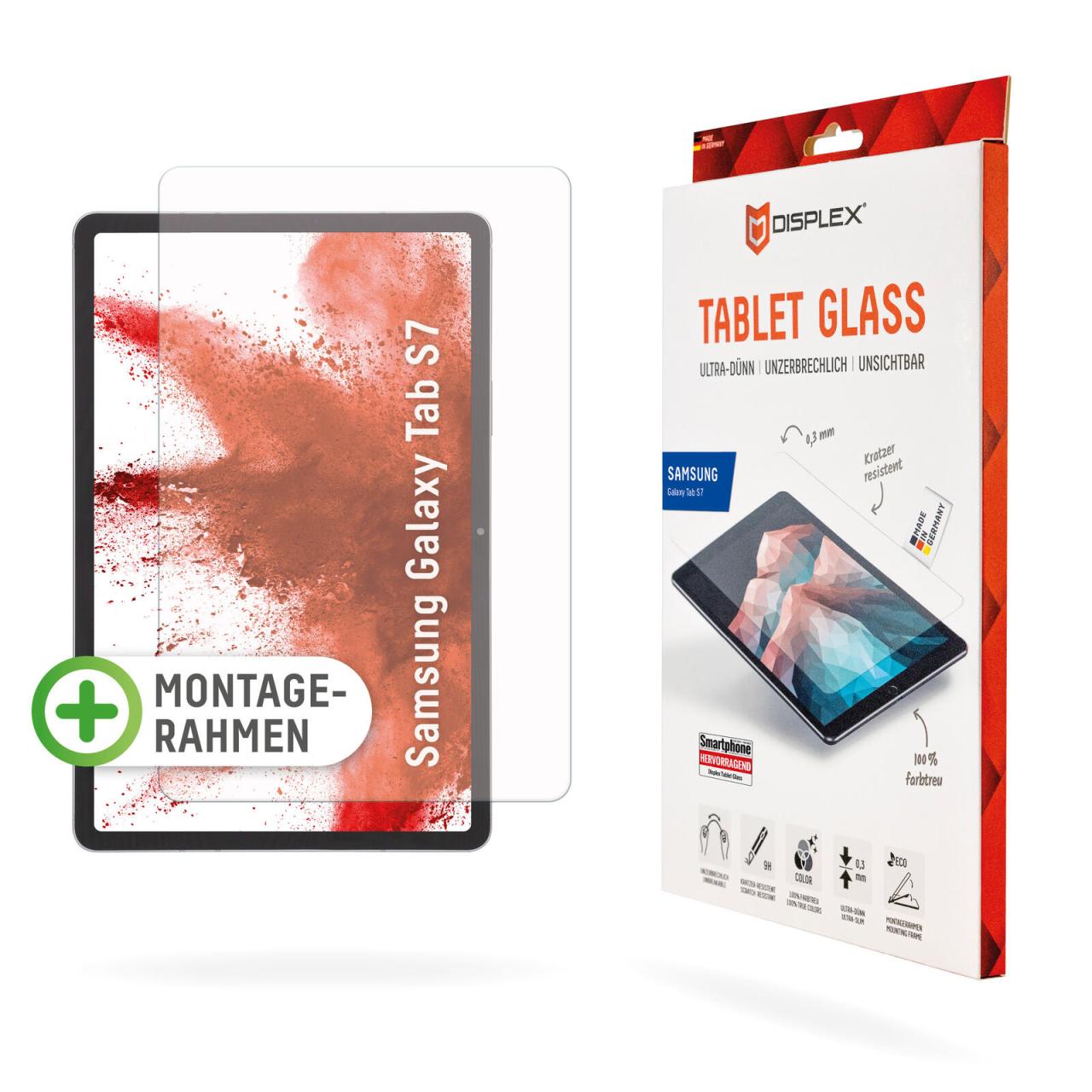 4028778115166 - DISPLEX Tablet Glass Displayschutz für Samsung Galaxy Tab S7  S8