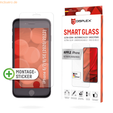 4028778117085 - DISPLEX Smart Glass Apple iPhone 6 7 8 SE (20 22)