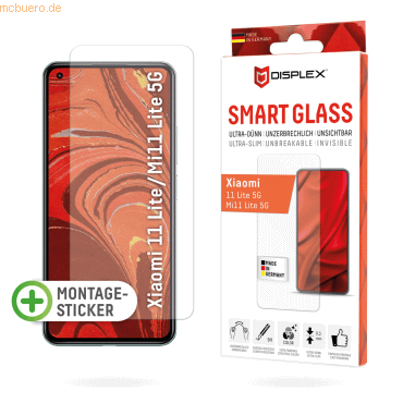 4028778117276 - DISPLEX Smart Glass Xiaomi 11 Lite 5G Mi11 Lite 5G