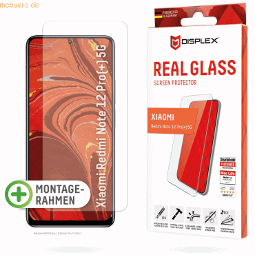 4028778119935 - DISPLEX Real Glass Xiaomi Redmi Note 12 Pro(+) 5G