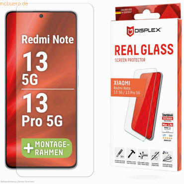 4028778122584 - DISPLEX Real Glass Xiaomi Redmi N 13 5G 13 Pro 5G