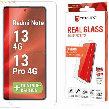 4028778122690 - DISPLEX Real Glass Xiaomi Redmi N 13 4G 13 Pro 4G