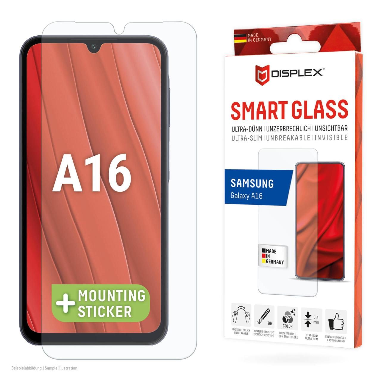 4028778124656 - DISPLEX Smart Glass (9H) für Samsung Galaxy A16