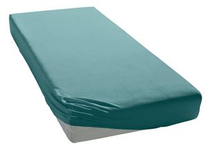 4029058128371 - Spannbettlaken ELEGANTE Mako-Jersey Laken Gr B L 140-160 cm x 200-220 cm 1 St Mako-Jersey 140-160 x 190-220 cm 28 cm blau (aqua) in hochwertiger Qualität mit Elasthan-Anteil