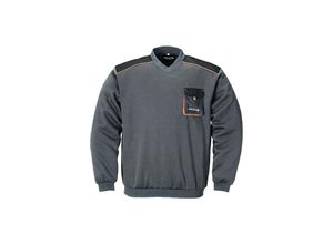 4029148499725 - 3815 fb 6310 Pullover GrXXXL dunkelgrau schwarz orange - Terratrend