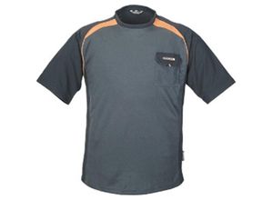 4029148499923 - Terratrend - 3816 fb 6310 T-Shirt GrM dunkelgrau schwarz orange 100 % pes