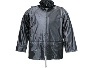 4029148938583 - - Terrax Regenjacke schwarz Gr 4XL - Schwarz