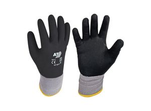 4029201137533 - HIT091V 10 Handschuhe Hit Flex v Größe 10 schwarz grau 98% Polyamid   2% - Asatex