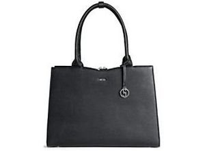 4029276048529 - SOCHA Damen Laptoptasche Straight Line Black 156  Kunstleder Schwarz 42 x 13 x 315 cm