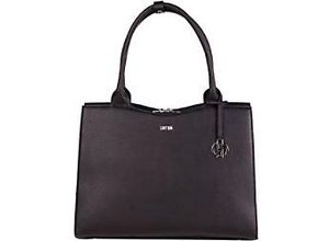 4029276048789 - SOCHA Damen Laptoptasche Deep Black Midi 133  Kunstleder Schwarz 36 x 12 x 29 cm