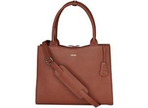 4029276048956 - SOCHA Laptoptasche Diamond 14  Leder Cognac 39 x 12 x 29 cm