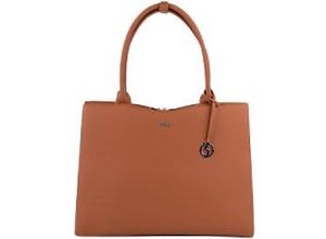 4029276049663 - SOCHA Laptoptasche 14 Kunstleder Cognac 39 x 12 x 29 cm