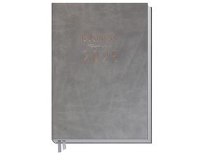 4029357083906 - Buchkalender 8390-3 Business-Timer grau rose 1 Woche   2 Seiten 15x212cm (A5) 2024 2025 4029357083906 Häfft