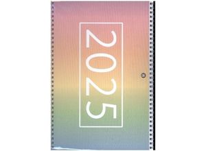 4029357084873 - Drei-Monatskalender 2025 Wand-Kalender 12 MONATE [Rainbow]