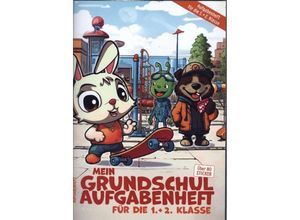 4029357085238 - Mein Grundschul-Aufgabenheft 1 und 2 Klasse A5 -Schulstarter Geheftet