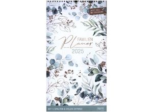 4029357085467 - Familienplaner 2025 Wand-Kalender 5-spaltig 12 MONATE [Blattgold]