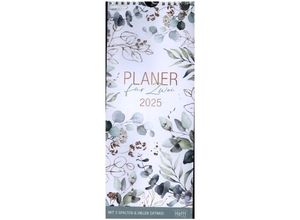 4029357087126 - Planer für Zwei kompakt 2025 Wand-Kalender [Blattgold]