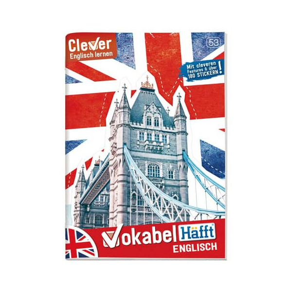 4029357096975 - Vokabelheft Englisch Lineatur 53 liniert DIN A5 ohne Rand 64 Blatt