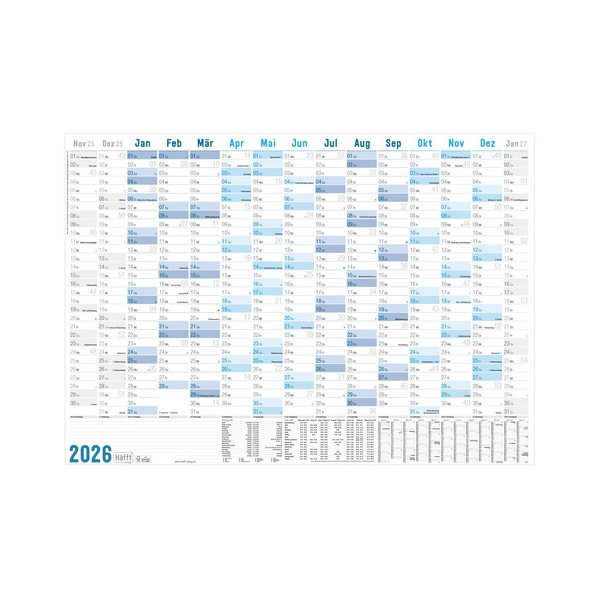 4029357100504 - Wandkalender 10047-2 12 Monate   1 Seite  4029357100504 Häfft